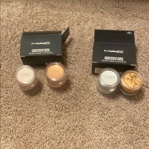 MAC cosmetics, crushed metal pigments.